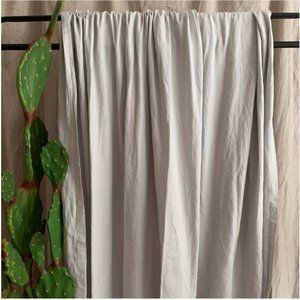 Restoration Hardware Belgian Linen Shower Curtain Mist 72x72